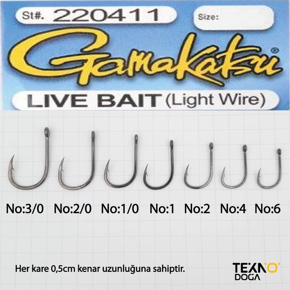 Gamakatsu Worm Live Bait Olta İğnesi - 3