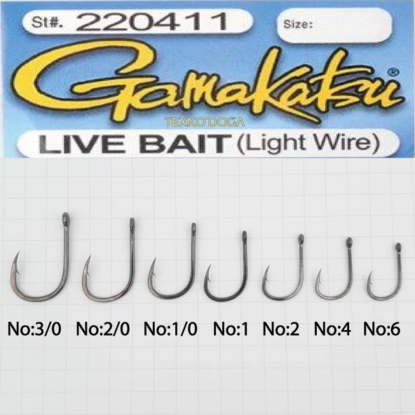 Gamakatsu Worm Live Bait Olta İğnesi - 2