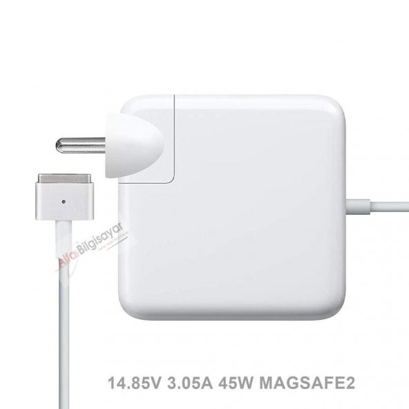 MacBook Air 11" and 13" Mag Safe 2 45W Power Charger A1436 MagSafe2 45w Adaptör Şarj Cihazı