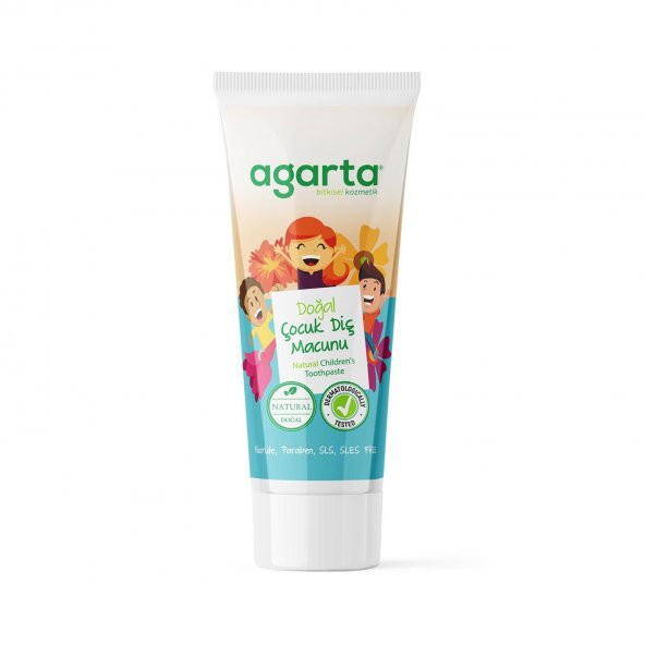 Agarta Doğal Çocuk Diş Macunu Çilekli 75 ml