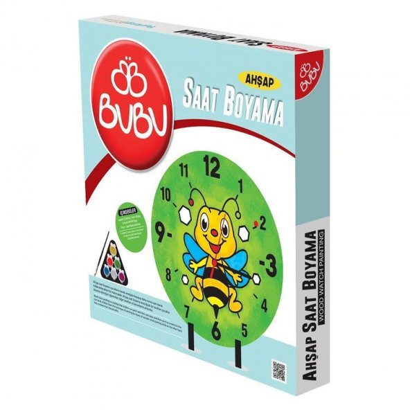 Bubu Ahşap Saat Boyama AC0008
