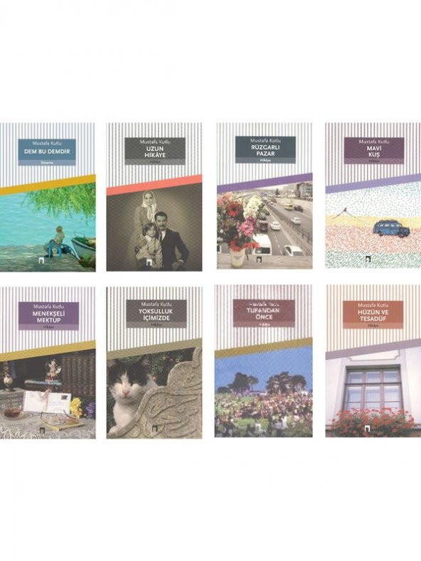 Mustafa Kutlu Roman Seti - 8 Kitap