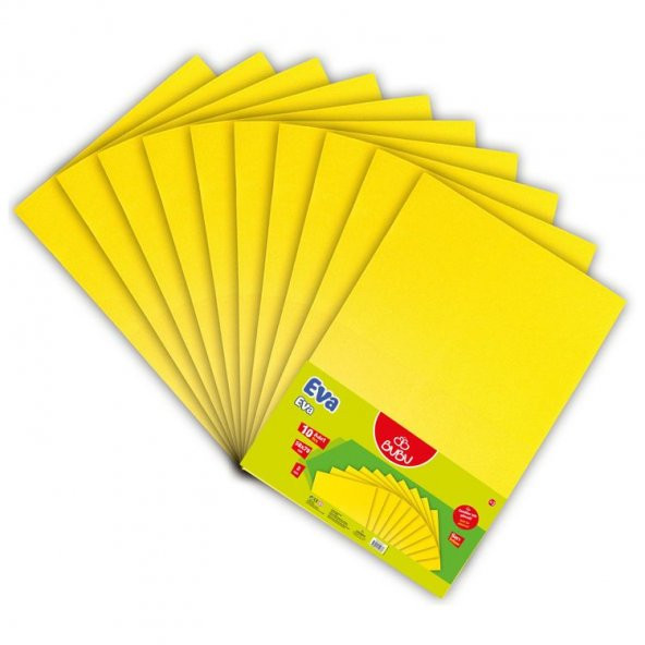 BuBu 50x70 cm Eva Sarı 10lu Paket