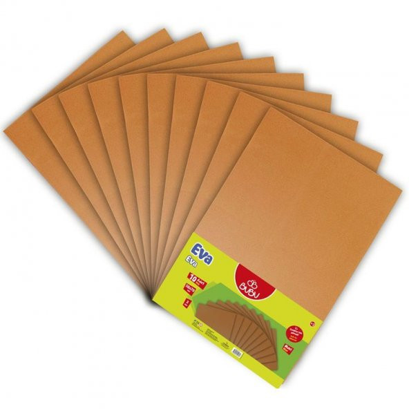 BuBu 50x70 cm Eva Turuncu 10lu Paket