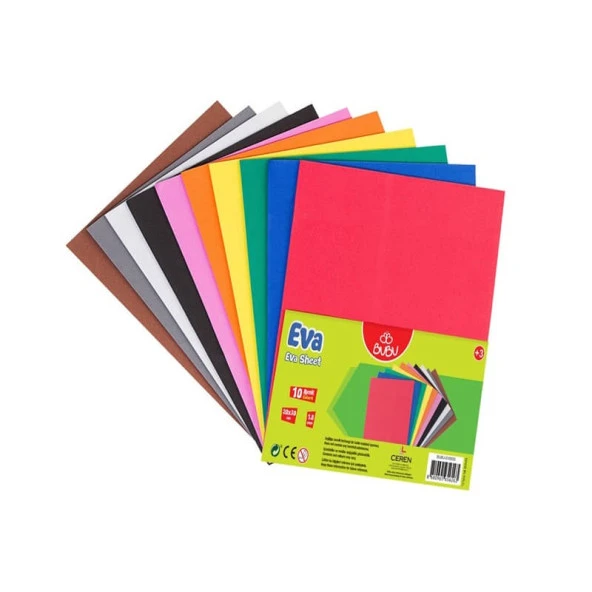 Bubu Eva 20x30 cm.10 Renk