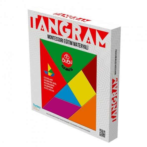 BuBu Games Tangram Renkli 9x13,5 cm