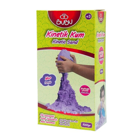 BuBu Kinetik Kum 1000 gr. Mor