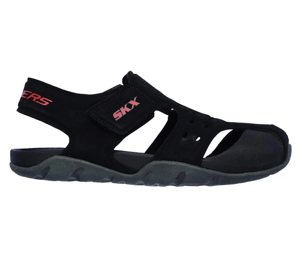 Skechers 92330L BKCC SIDE WAVE ÇOCUK SPOR SANDALET - Resim 2