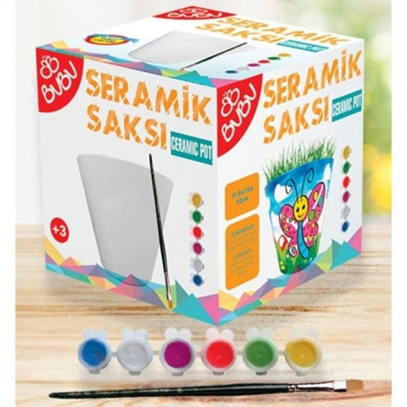 BuBu Seramik Saksı Boyama
