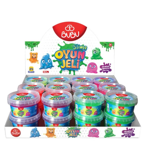 Bubu Oyun Jeli (Hazır Slime) Orta Boy 160 gr 1 Adet
