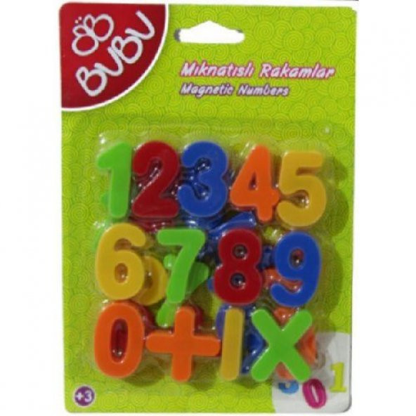 BuBu Mıknatıslı Rakamlar