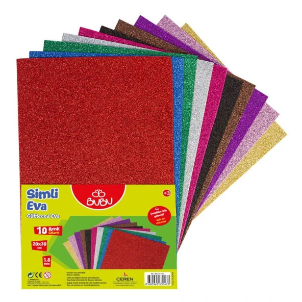 BuBu Simli Eva 20x30 cm 10 Renk