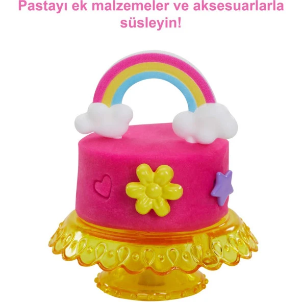 Barbie Pasta Dükkanı Oyun Seti ve Pembe Saçlı Minyon 30 Cm Bebek - 5