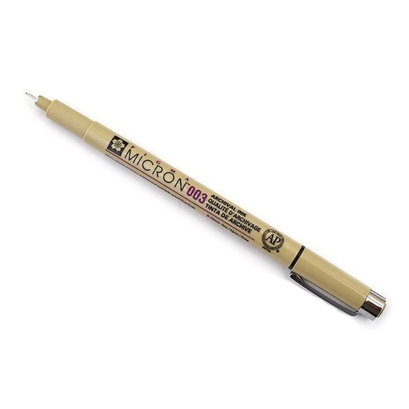 Sakura Pigma Micron Çizim Kalemi 0.03 SİYAH