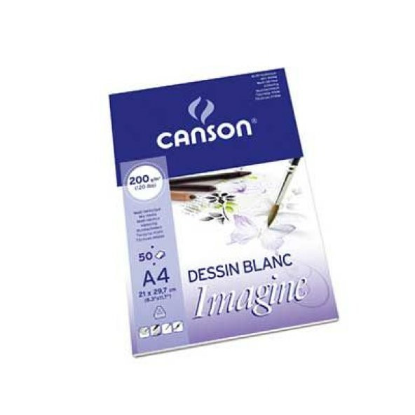 Canson Imagine Çok Amaçlı Blok 200 gr. 50 Sayfa A4