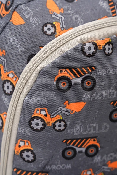 Cambridge Polo Club 3'lü Okul Çanta Seti Gri Kamyon  /PLCAN2079.335 - 6