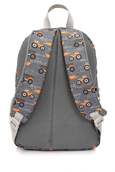 Cambridge Polo Club 3'lü Okul Çanta Seti Gri Kamyon  /PLCAN2079.335 - Resim 5