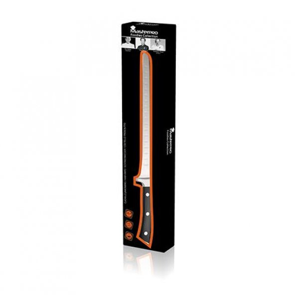 MasterPro 4320 Foodies Collection serisi Paslanmaz Çelik Jambon Bıçağı,25,4 cm - 6