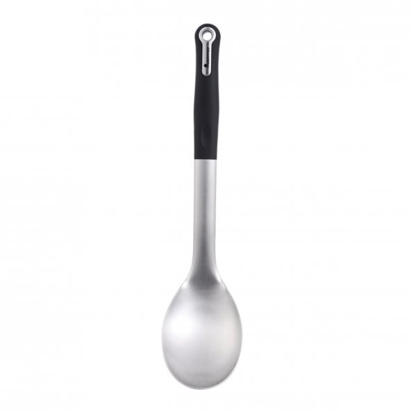 MasterPro 4857 Foodies Collection serisi Paslanmaz Çelik Yemek Yapma Kaşığı,32,7x7,1x5 cm,PBT materyal