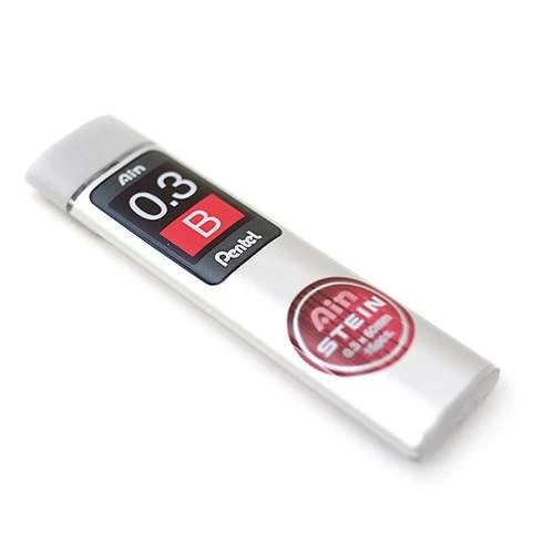 Pentel Ain Stein Min (Mekanik Kurşun Kalem Ucu) 0.3 mm B 15li Tüp