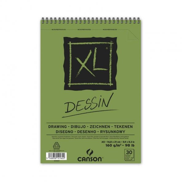 Canson XL Dessin Çizim Defteri 160 gr. A5 30 yp.