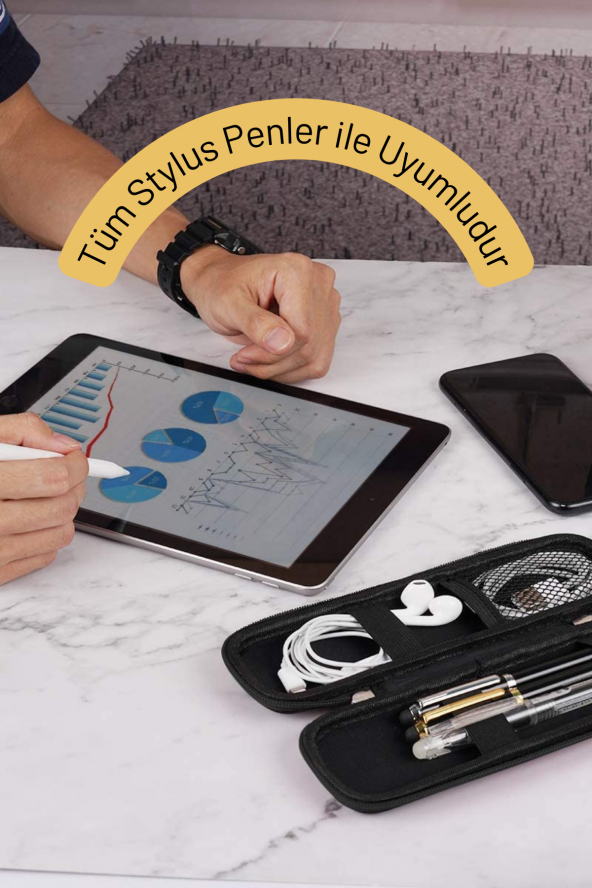 Pen1 / Pen2 Kalemleri için İnce EVA Taşıma Çantası Dokunmatik Kalem Kutusu - Resim 4