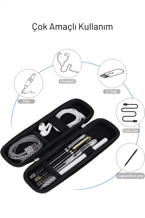 Pen1 / Pen2 Kalemleri için İnce EVA Taşıma Çantası Dokunmatik Kalem Kutusu - Resim 6