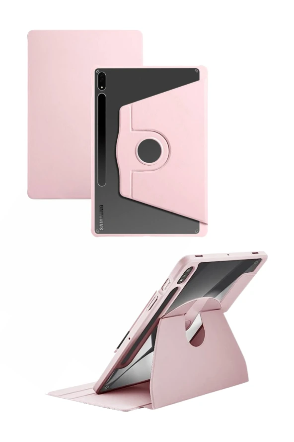 Galaxy S7 FE T730/T733/T736/T738 12,4 inç Uyumlu Fuchsia Pino Tablet Kılıf - Resim 6