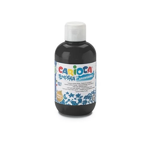 Carioca Tempera Yıkanabilir Poster Boya 250 ml. SİYAH