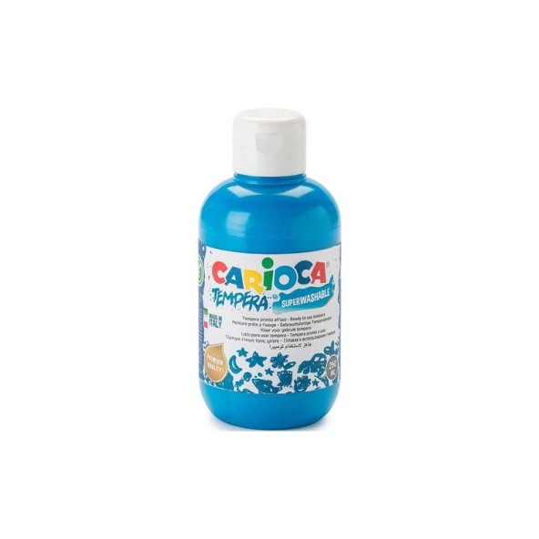 Carioca Tempera Yıkanabilir Poster Boya 250 ml. MAVİ
