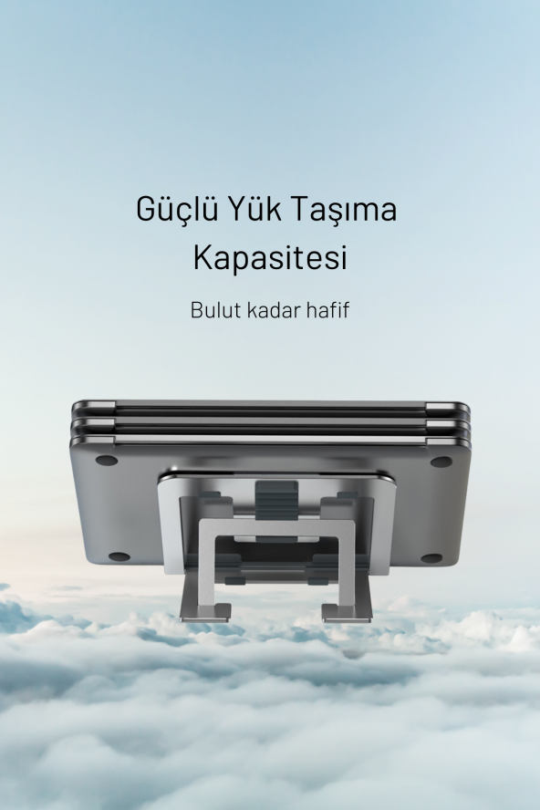 Fuchsia LP02 Alüminyum Dizüstü Bilgisayar Sehpası - 6