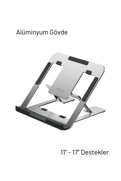 Fuchsia LP02 Alüminyum Dizüstü Bilgisayar Sehpası - Resim 2