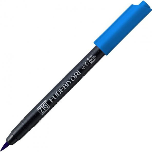 Zig Fudebiyori Brush Pen Fırça Uçlu Kalem 32 PERSIAN BLUE