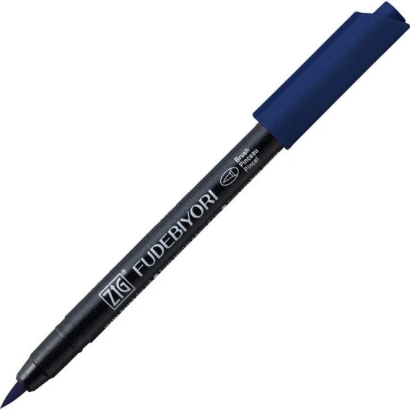 Zig Fudebiyori Brush Pen Fırça Uçlu Kalem 35 DEEP BLUE ürün görseli