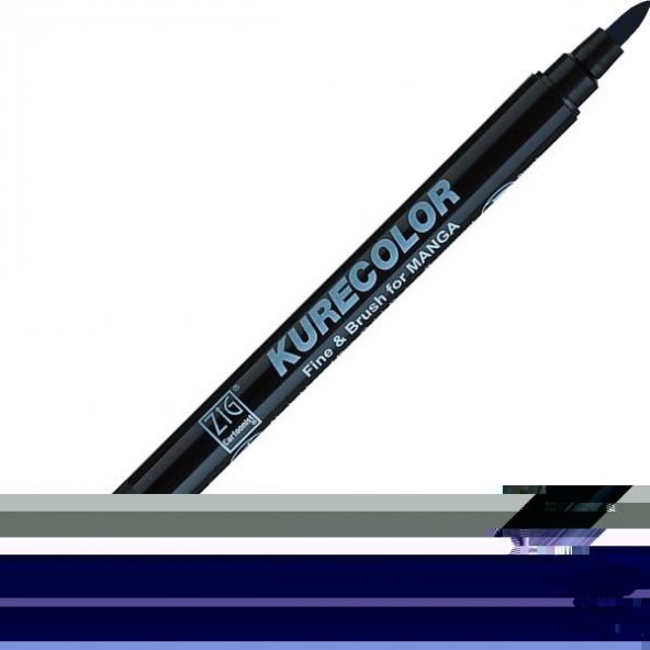 Zig Kurecolor Fine & Brush for MANGA Marker Çizim Kalemi 827 Blue Gray 4