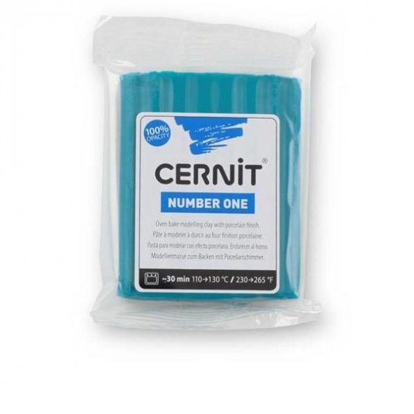 Cernit Number One Polimer Kil 56 gr 230 Duck Blue