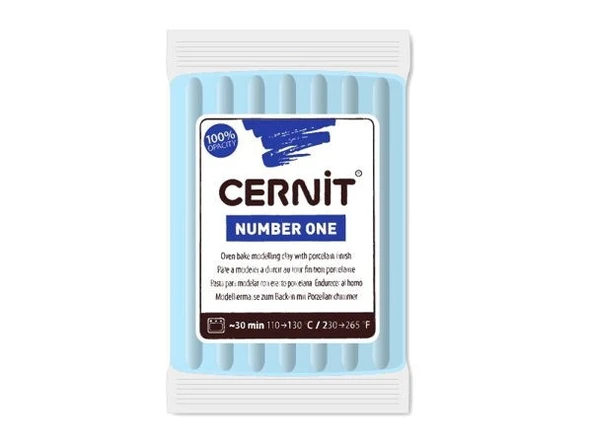 Cernit Number One Polimer Kil 56 gr 214 Sky Blue