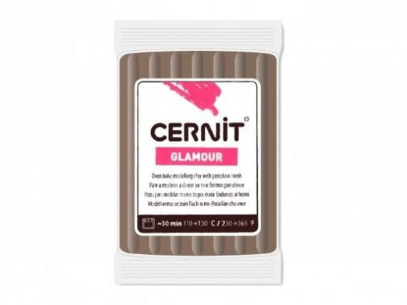 Cernit Glamour (Metalik) Polimer Kil 56 gr 058 Bronze ürün görseli 1