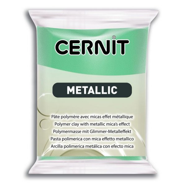 Cernit Metallic Polimer Kil 56 gr 054 TURQUOISE GOLD