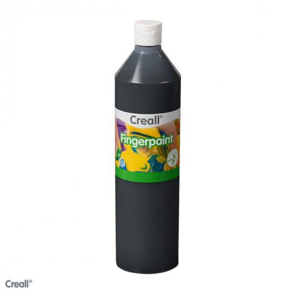 Creall Fingerpaint Parmak Boyası 750 ml. 08 Black (Siyah)