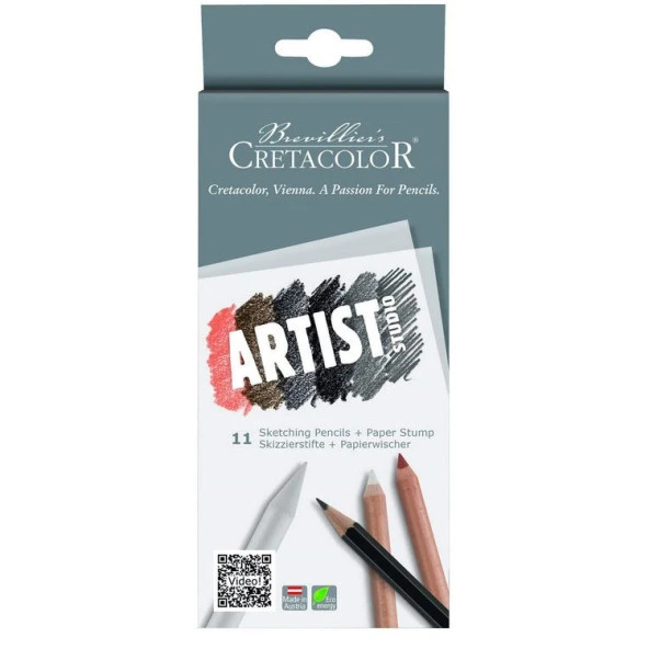 Cretacolor Artist Studio Sketching Pencils 11 Parça Çizim Kalemi Seti (465 11)