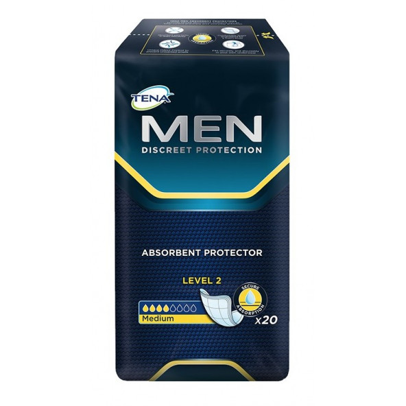 Tena Men Level 2 Erkek Mesane Pedi 20li paket