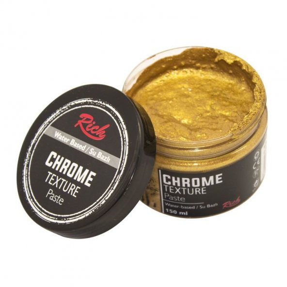 Rich Chrome Texture Paste 150 ml. 9206 ANTİK GOLD