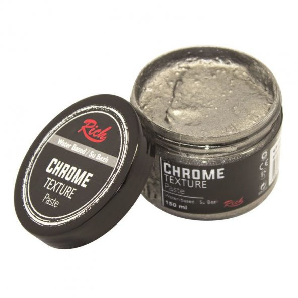 Rich Chrome Texture Paste 150 ml. 9216 ANTİK GÜMÜŞ