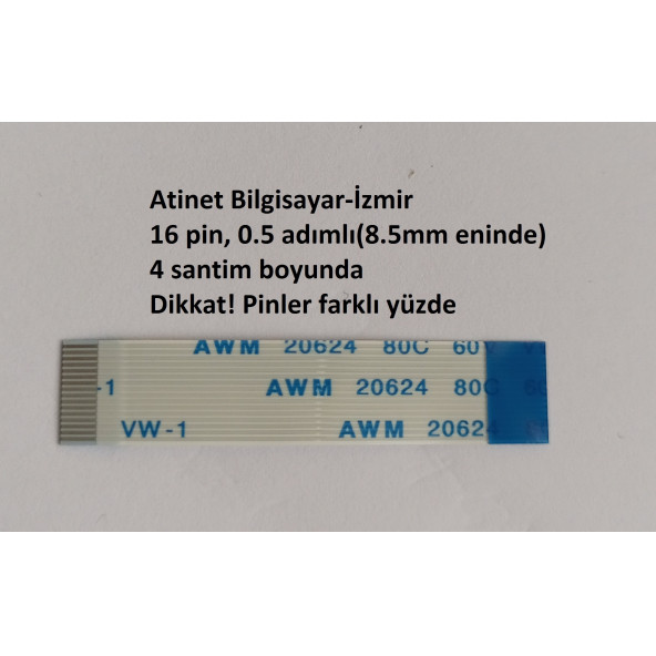Asus N53D N53DA N53J N53JF N53JG N53JL N53JN N53JQ Power Flex Kablosu 16-0.5-4B