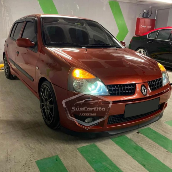 Renault Clio 2 Symbol Hb&Sedan 1998-2008 Uyumlu Üniversal Astra H lip Esnek Ön Lip 2 Parça Tampon Altı Dil Karlık Ön Ek - 2