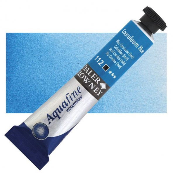 Daler Rowney Aquafine Tüp Suluboya 8 ml 112 COERULEUM