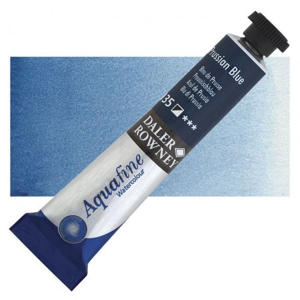 Daler Rowney Aquafine Tüp Suluboya 8 ml 135 PRUSSIAN BLUE