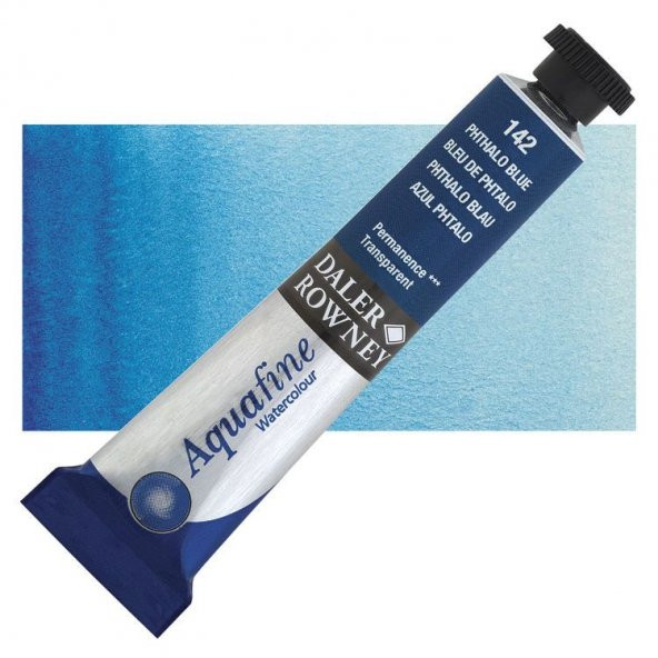 Daler Rowney Aquafine Tüp Suluboya 8 ml 142 PHTHALO BLUE
