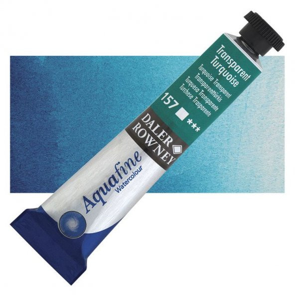Daler Rowney Aquafine Tüp Suluboya 8 ml 157 TRANSPARENT TURQUOISE